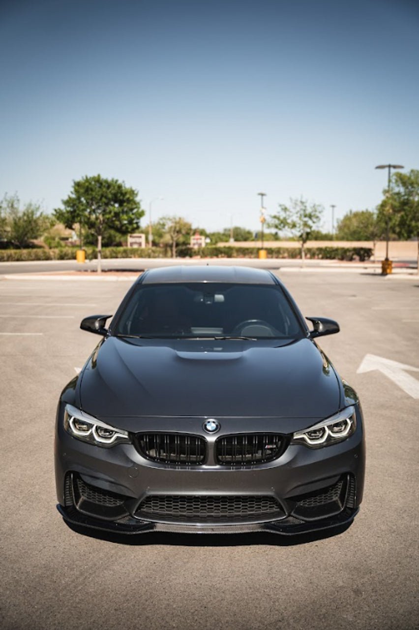 PSM Style Carbon Fiber Front Lip Spoiler for F80 M3 & F82 M4 - JGMODS - Exterior