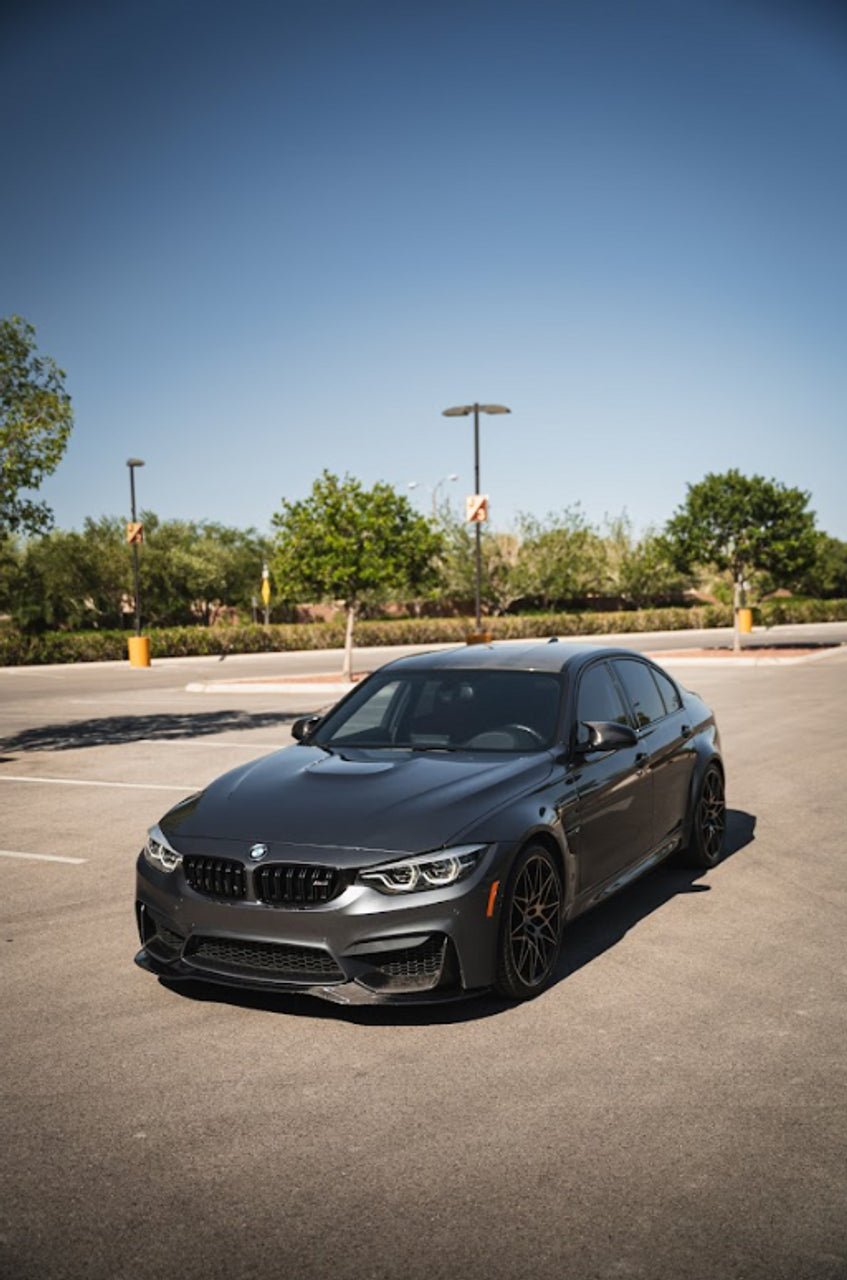 PSM Style Carbon Fiber Front Lip Spoiler for F80 M3 & F82 M4 - JGMODS - Exterior