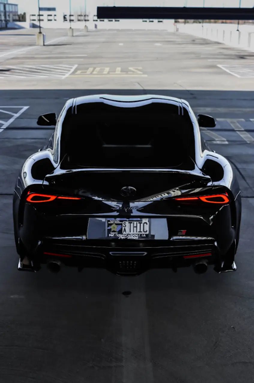 Toyota A90 MK5 Supra Carbon Fiber Rear Bumper Splitters (2020+) - JGMODS - Exterior