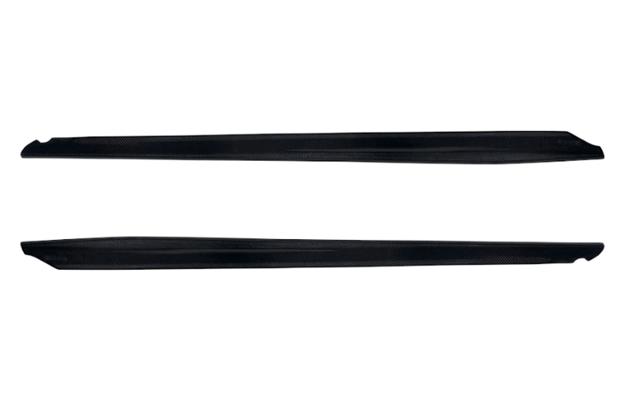 Toyota A90 MK5 Supra R1 Style Carbon Fiber Side Skirt Extensions (2020+) - JGMODS - Exterior