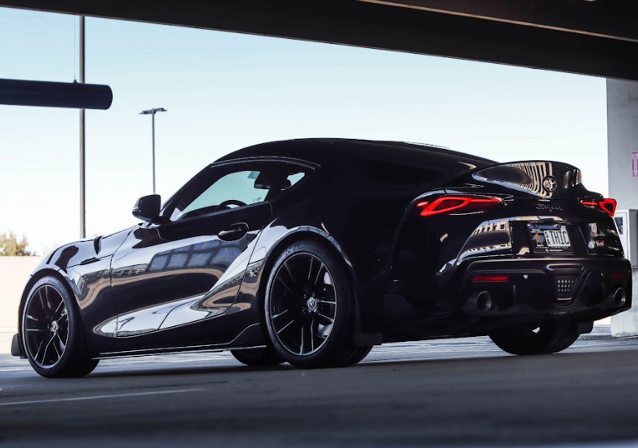 Toyota A90 MK5 Supra R1 Style Carbon Fiber Side Skirt Extensions (2020+) - JGMODS - Exterior